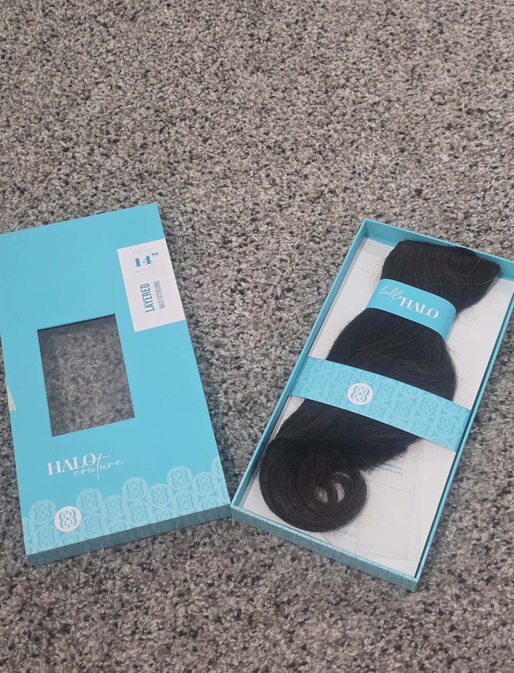 Halo Couture HELLO HALO New In BOX 14" Layer Hair Extensions Brown/ 2/ Brunette